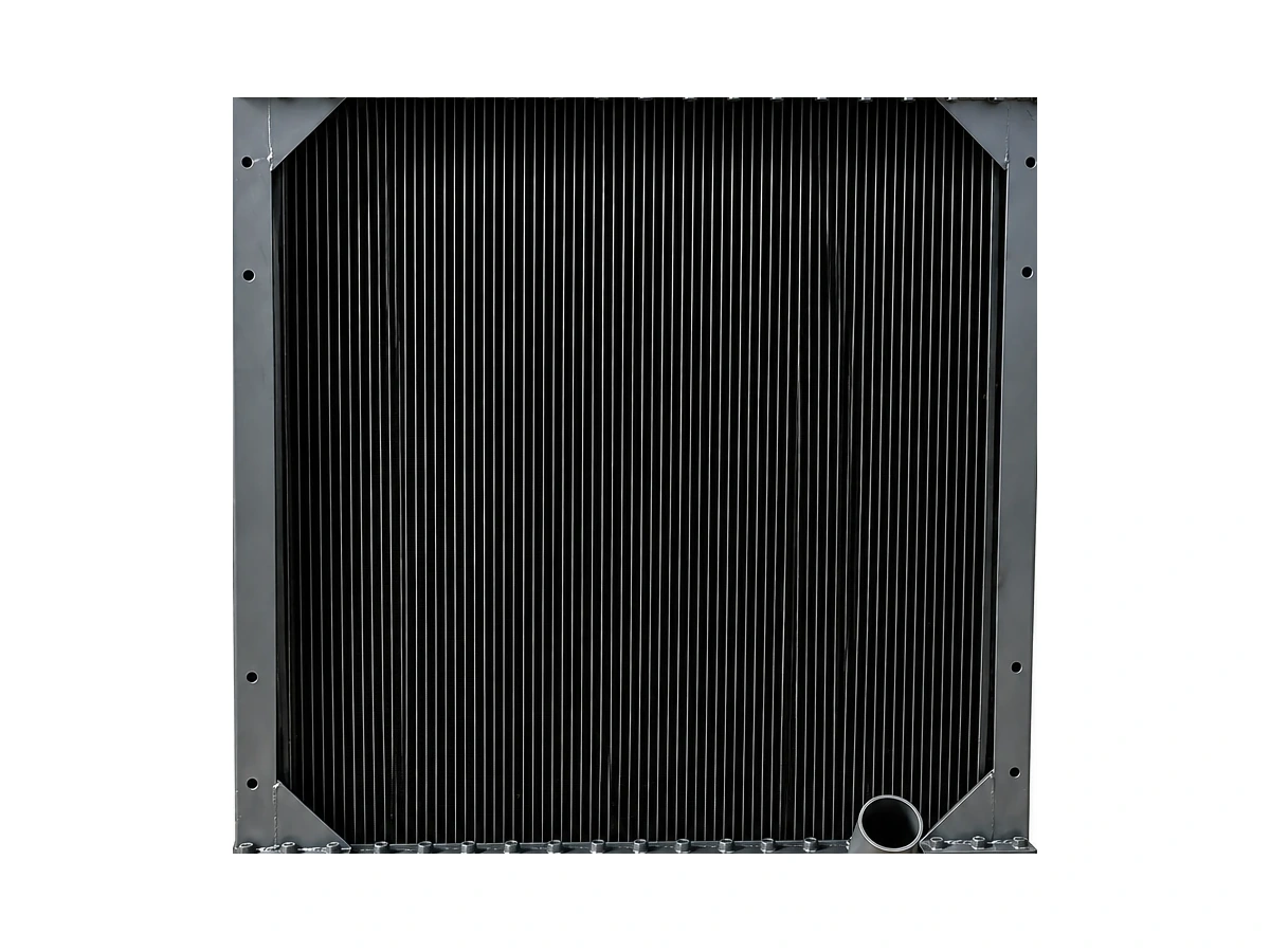 Hitachi EX200 Super radiator core and fin detail